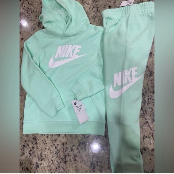 Nike Other - Nike Kids Mint Green Hoodie and Joggers Set